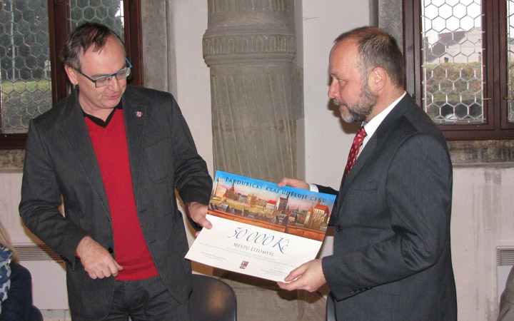 LITOMYŠL JE HISTORICKÝM MĚSTEM ROKU 2015 NAŠEHO KRAJE