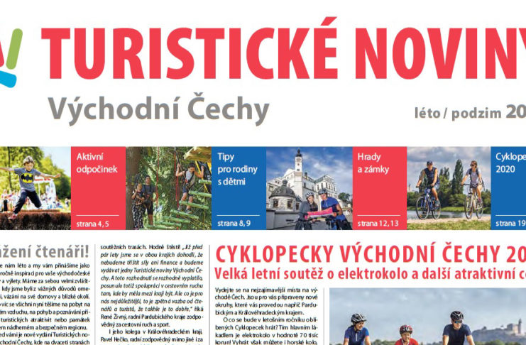 TURISTICKÉ NOVINY VÝCHODNÍ ČECHY JSOU PLNÉ INSPIRACÍ NA LÉTO