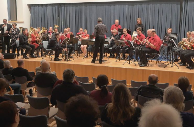 Dechový orchestr rozezněl ZUŠ pestrou škálou koncertních skladeb