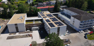 Nový pavilon domova pro seniory v České Třebové je stavebně hotový, první klienty přivítá na konci září
