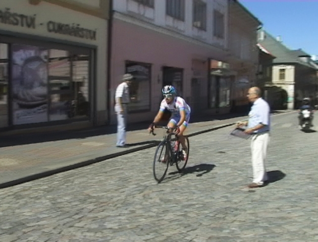 CYKLISTICKÝ ZÁVOD PROJEL I ČESKOU TŘEBOVOU