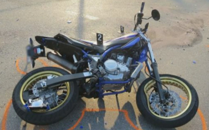 SRAZIL MOTORKÁŘE A UJEL