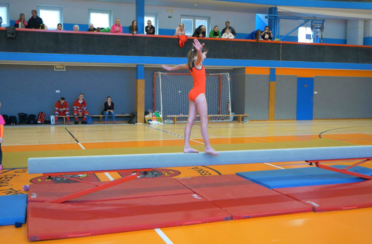 Závody v gymnastickém dvojboji přilákaly 40 mladých gymnastek
