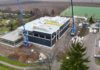 Lanškrounská sportovní hala rychle roste, dokončení plánováno na podzim