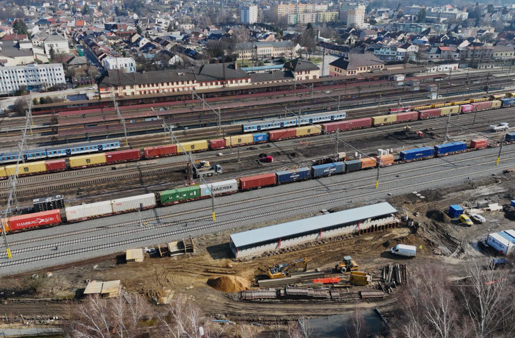 Modernizace česká třebovského železničního uzlu po roce přináší první viditelné změny