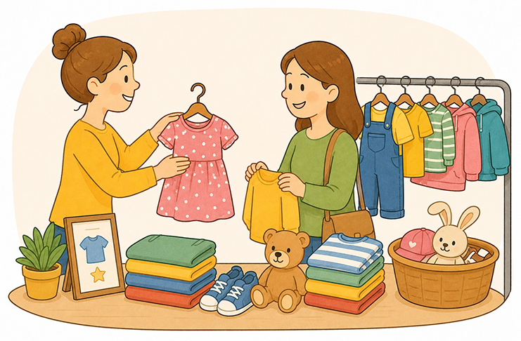 Bazar dětského oblečení – prodej zboží