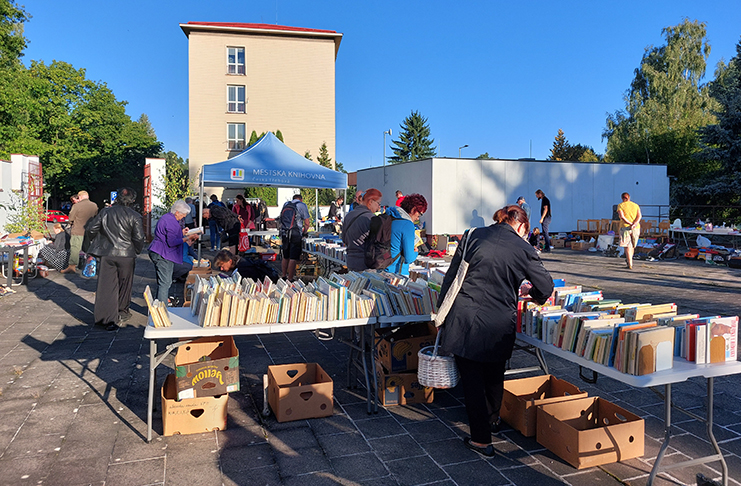 Bleší trhy a knižní bazárek