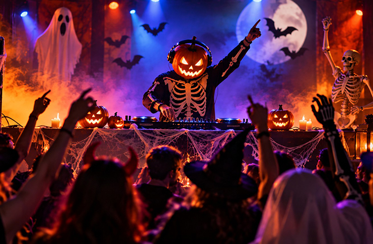 Halloween párty s DJ Resit