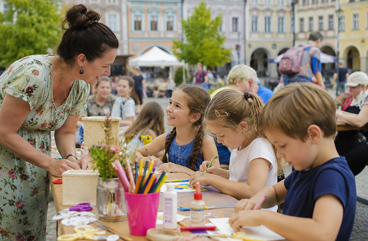 Město v pohybu: Tvořivé dílničky pro děti