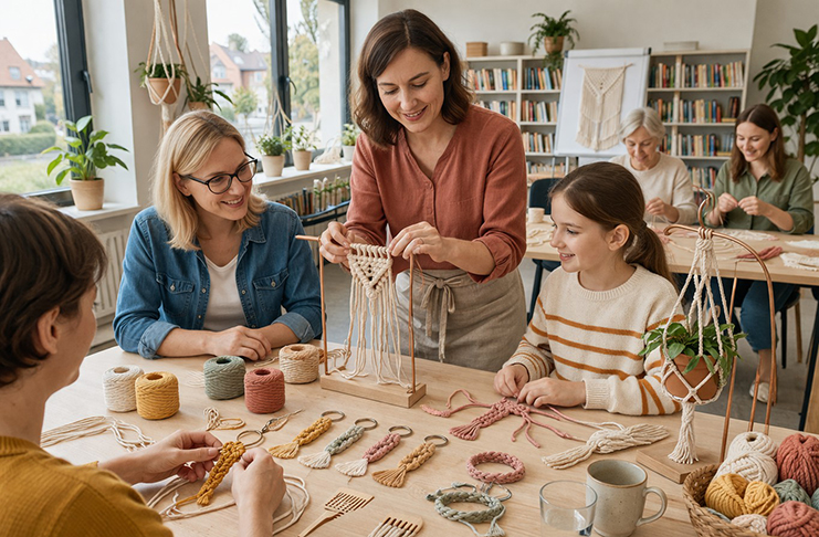 Tvoříme v knihovně: macramé