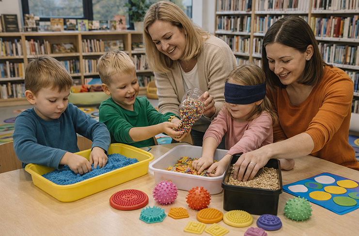Smyslohrátky s Luckou: Barvy a tvary