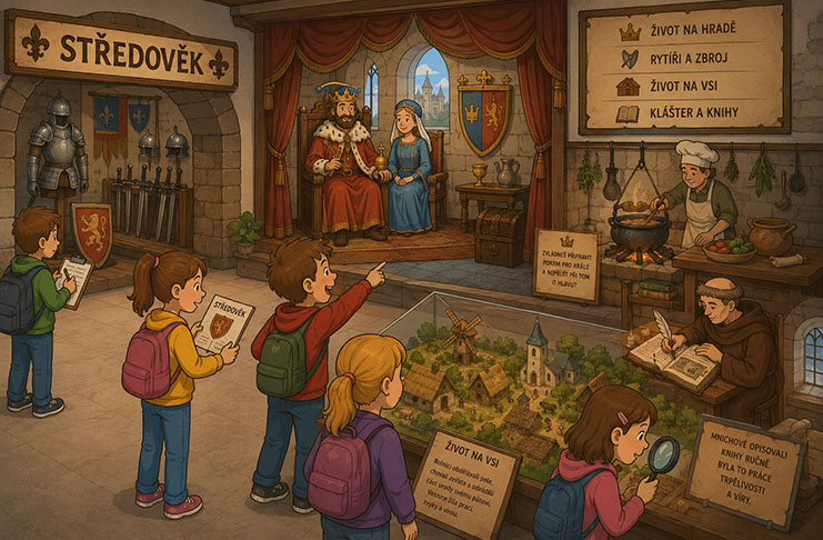 Prázdniny v muzeu – Mise: Středověk