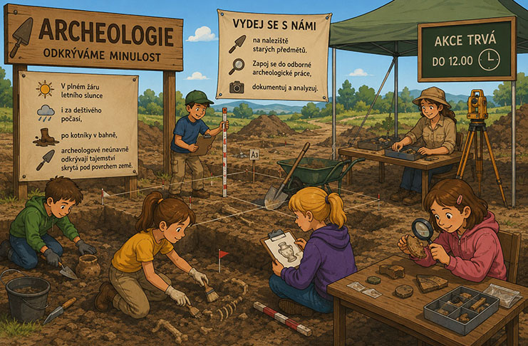 Prázdniny v muzeu – Zažij archeologii