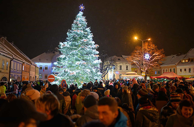 Slavnostní rozsvícení vánočního stromu