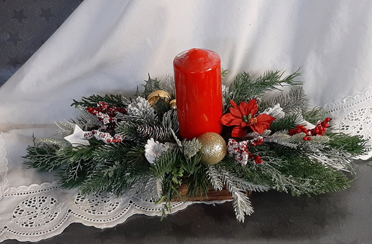 Vánoční svícen – tvoření pro dospělé