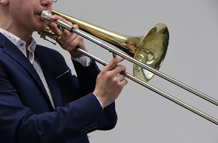 Vánoční vystoupení žáků ZUŠ ve hře na dechové nástroje