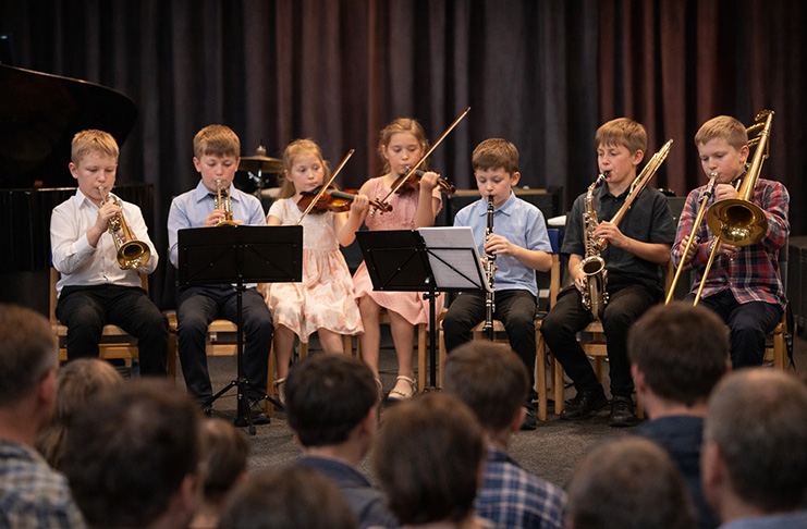 Koncert dechového oddělení