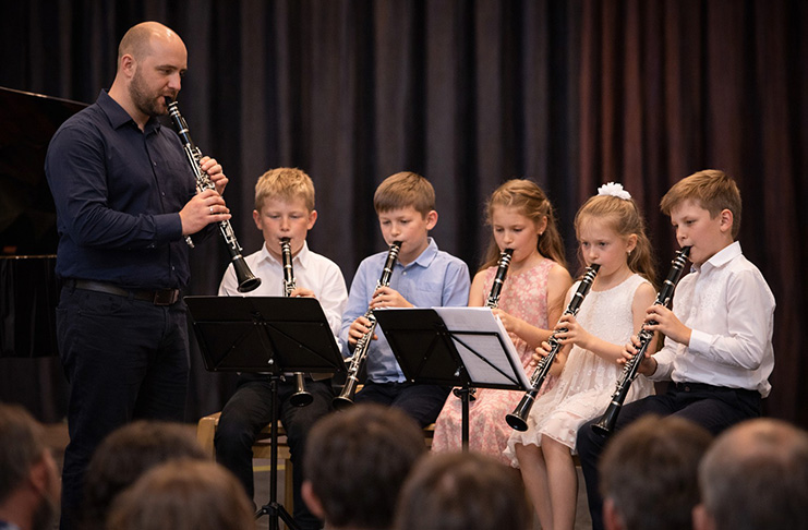 Koncert klarinetové třídy Filipa Růžičky