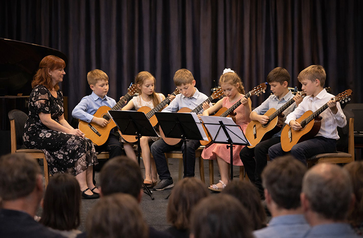 Koncert kytarové třídy Hany Švendové
