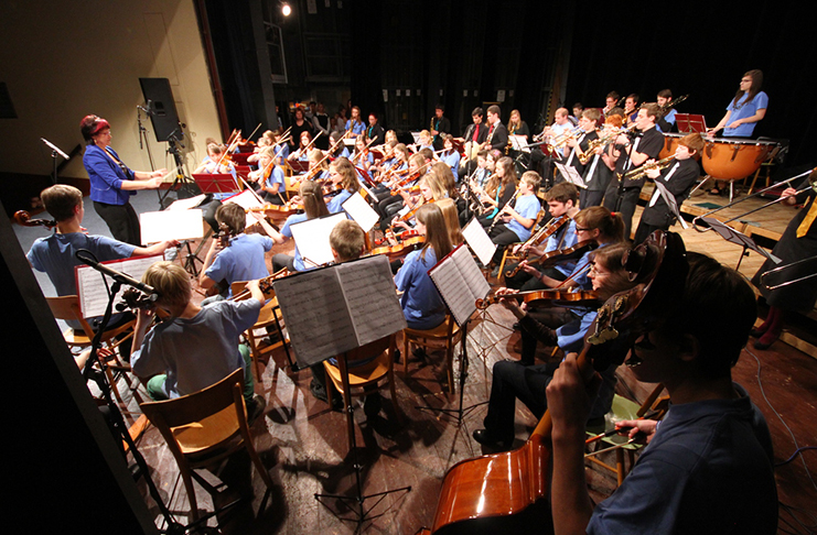 Koncert symfonického orchestru DECAPODA společně se spřáteleným německým orchestrem ze St. Georgen